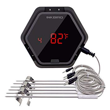 Maverick ET-733 WHITE Long Range Wireless Dual Probe BBQ Smoker Meat  Thermometer Set 